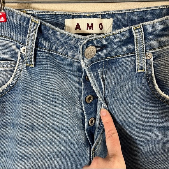 AMO Lover In The Cards High Rise Straight Leg Crop Jeans - Picture 9 of 15